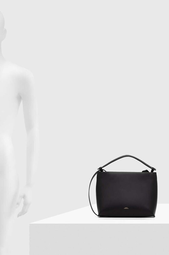 Kožená kabelka A.P.C. Sac Ashley PXAWV.F61739.LZZ