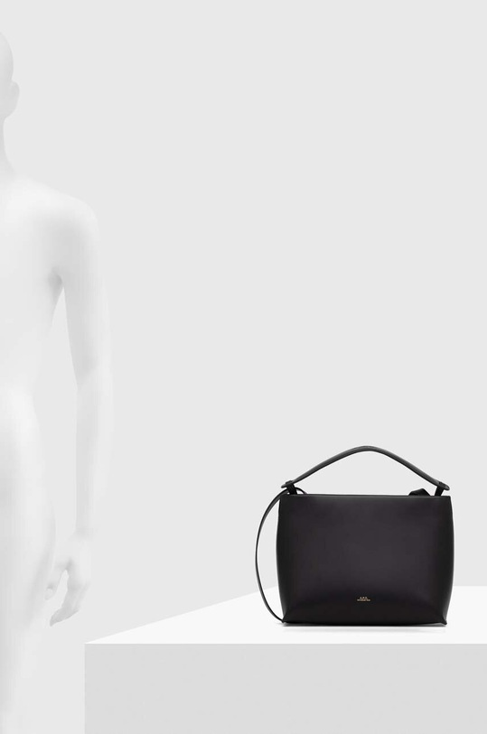 Kožená kabelka A.P.C. Sac Ashley PXAWV.F61739.LZZ