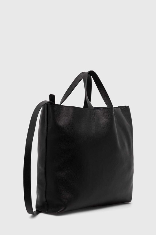 A.P.C. borsa a mano in pelle Cabas Maiko Medium Horizontal PXBOK.M61770.LZZ nero SS24