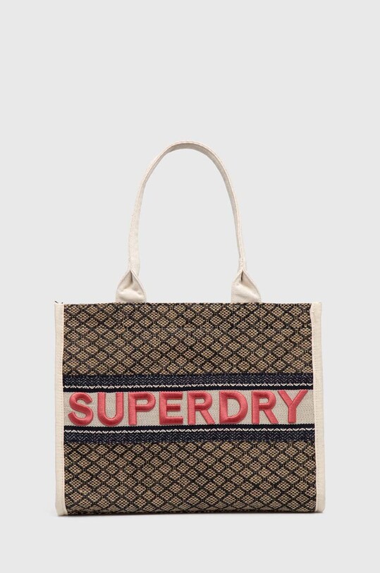 Superdry kézitáska textil sötétkék W9110381A.2HY