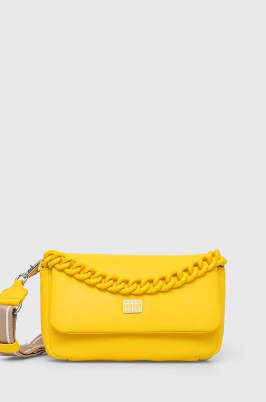 Tommy Jeans poșetă uni galben AW0AW15936