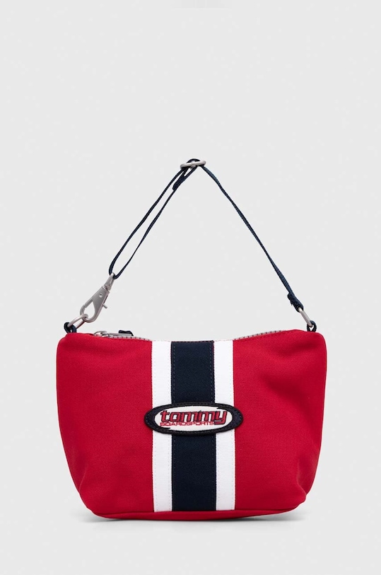 Kabelka Tommy Jeans nášivka červená AW0AW15944