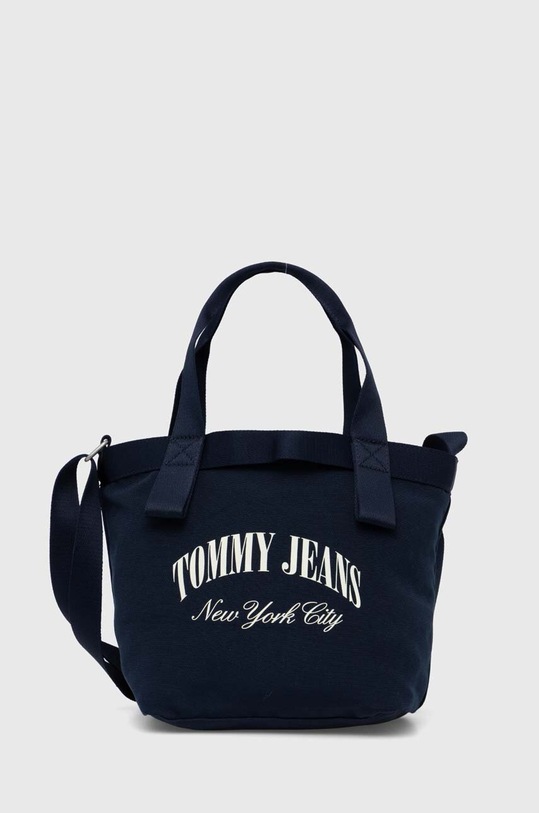Kabelka Tommy Jeans potisk námořnická modř AW0AW16217