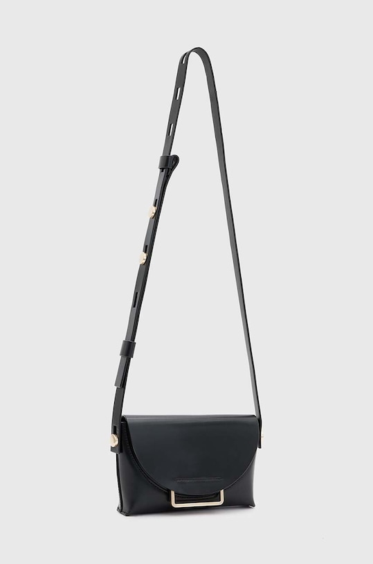 AllSaints torebka skórzana FRANCINE WB513Z czarny SS24