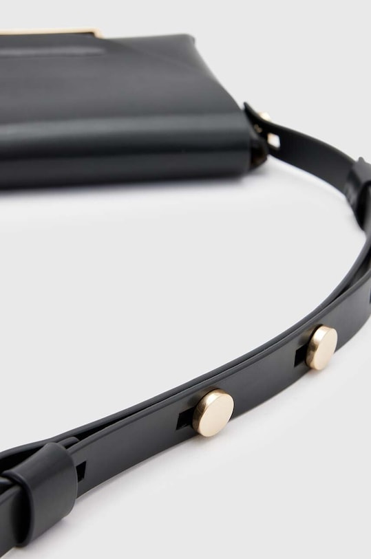 AllSaints torebka skórzana FRANCINE czarny WB513Z