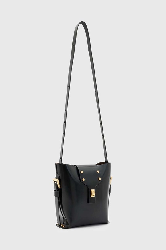Кожаная сумочка AllSaints MIRO WB708Z чёрный SS24