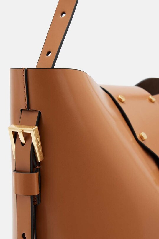 Δερμάτινη τσάντα AllSaints MIRO WB707Z πορτοκαλί
