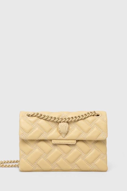 Kurt Geiger London torebka skórzana skóra licowa żółty 9798742109
