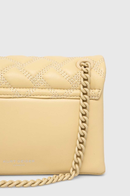 Akcesoria Kurt Geiger London torebka skórzana 9798742109 żółty