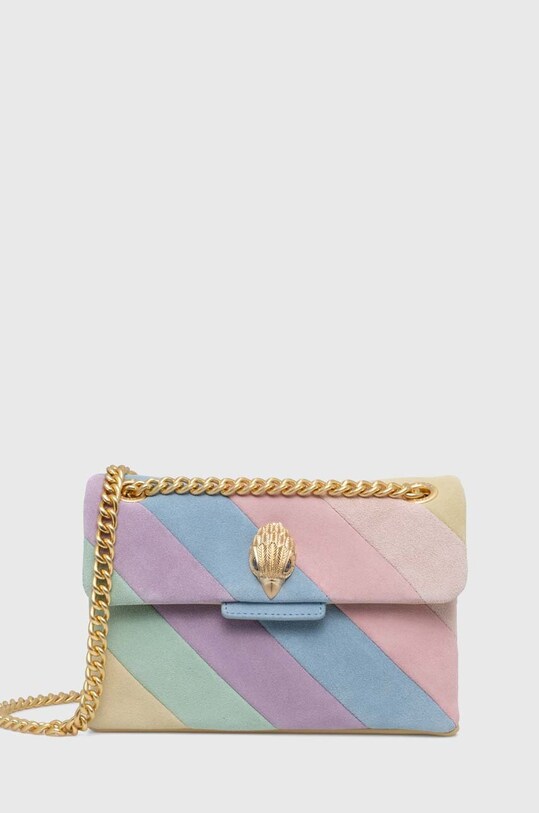 Kurt Geiger London torebka zamszowa nie mieści A4 multicolor 2056599209