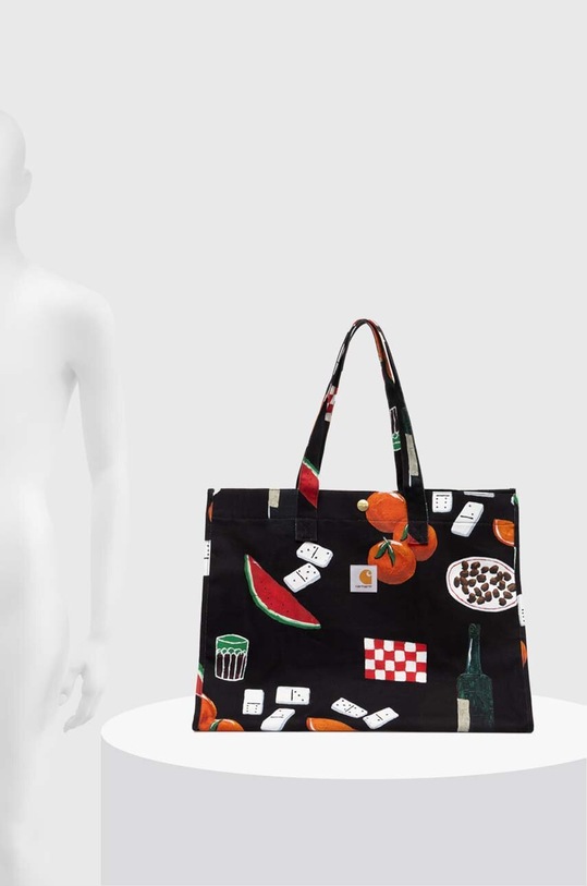 Carhartt WIP borsetta Canvas Graphic Beach Bag I033104.23JXX nero