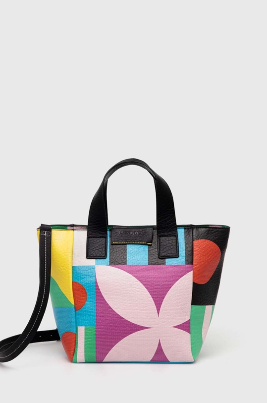 Τσάντα Desigual NOCHENTERA VALD απομίμηση λείου δέρματος πολύχρωμο 24SAXP41