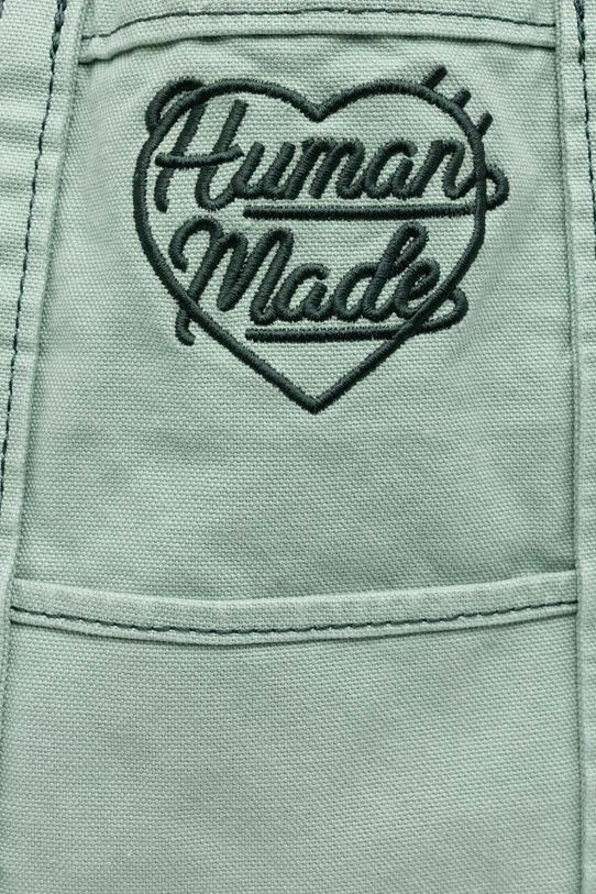 Kabelka Human Made Garment Dyed Tote Bag zelená HM27GD037