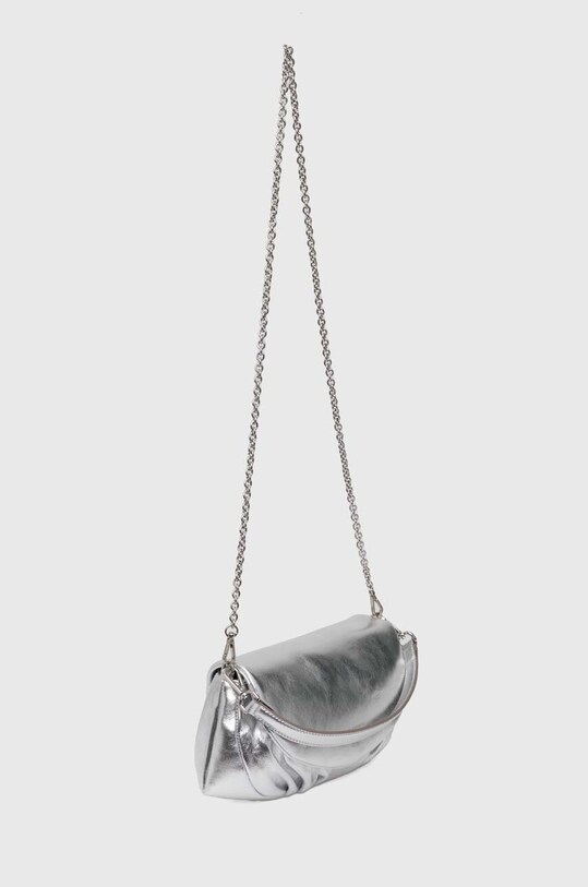Usnjena torbica Gianni Chiarini BS.10236/24PE.FOU.MET srebrna SS24