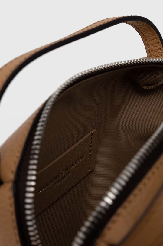 Kožená kabelka Gianni Chiarini BS.8145/COMM.GRN hnědá