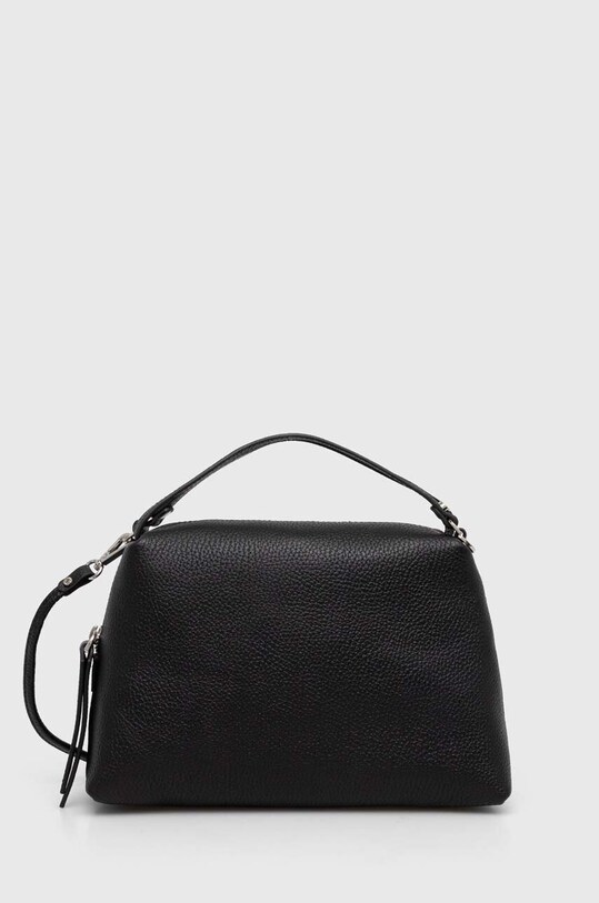 Gianni Chiarini poseta de piele uni negru BS.8148/COMM.GRN