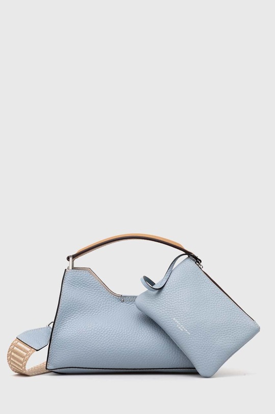 Gianni Chiarini torebka skórzana skóra licowa niebieski BS.10565.RNGDBL