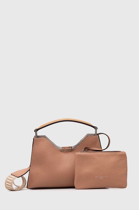 Gianni Chiarini torebka skórzana skóra licowa brązowy BS.10565.RNGDBL