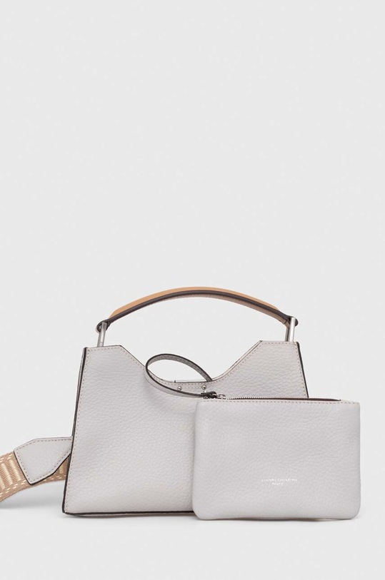 Gianni Chiarini torebka skórzana skóra licowa szary BS.10565.RNGDBL