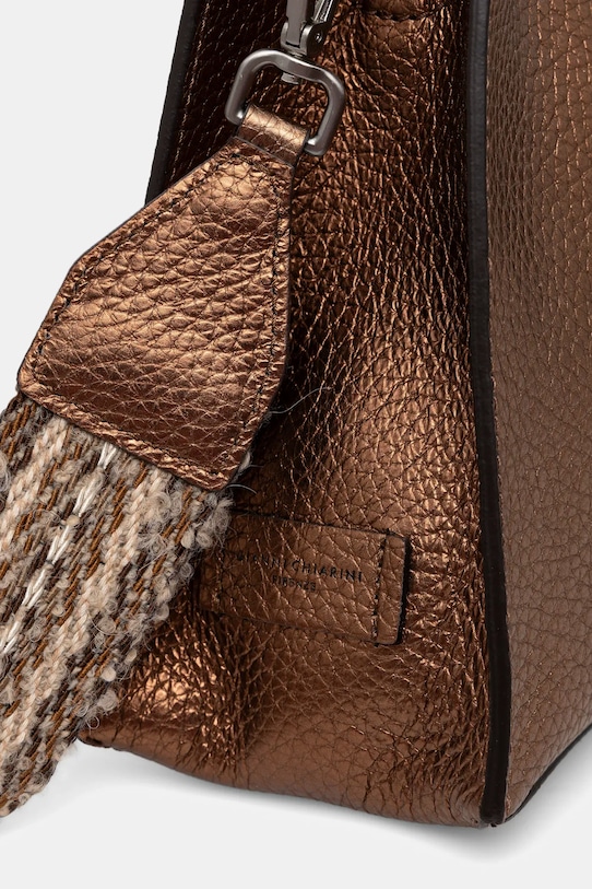 Kožená kabelka Gianni Chiarini hnědá BS.10566.RNGDBL