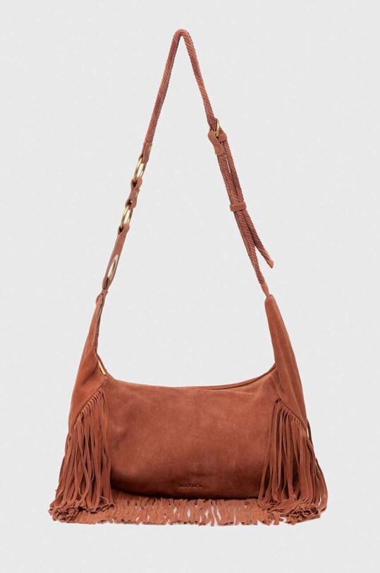 MAX&Co. borsa in pelle scamosciata 2416511037200 marrone SS24