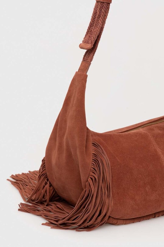 MAX&Co. borsa in pelle scamosciata marrone 2416511037200