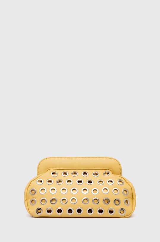Gestuz poșetă piele uni galben 10908930