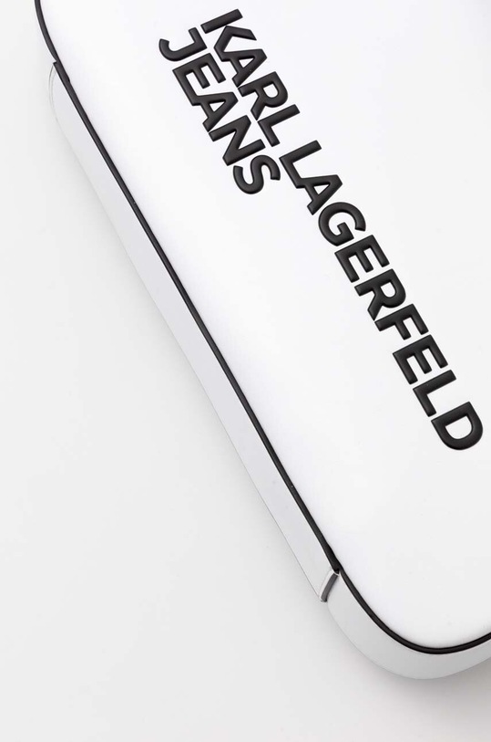 Чанта Karl Lagerfeld Jeans ESSENTIAL LOGO BAGUETTE бял 241J3006