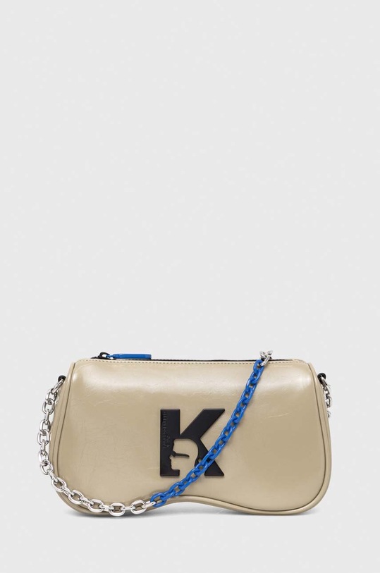 Karl Lagerfeld Jeans torebka aplikacja beżowy 241J3015