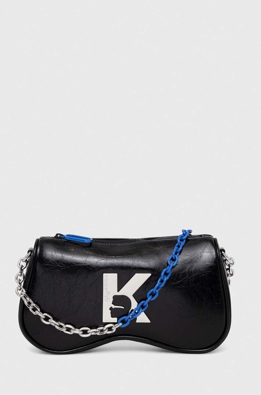Karl Lagerfeld Jeans torebka aplikacja czarny 241J3015
