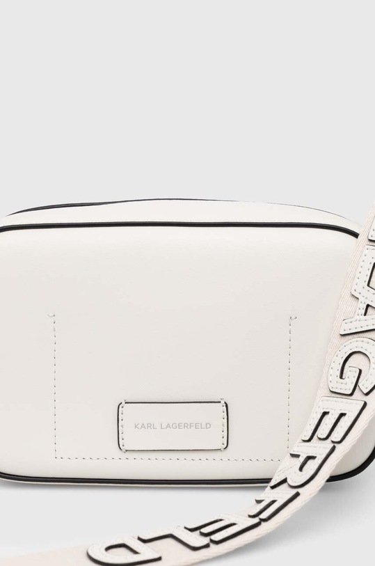 Αξεσουάρ Δερμάτινη τσάντα Karl Lagerfeld 241W3029 λευκό