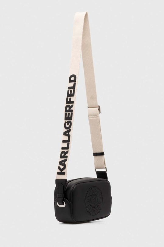 Karl Lagerfeld torebka skórzana 241W3029 czarny NC24