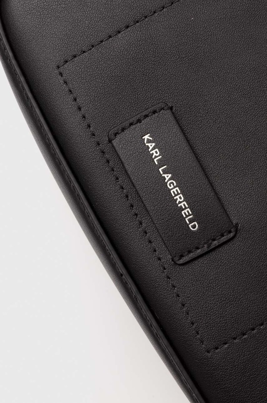 Karl Lagerfeld torebka skórzana czarny 241W3029