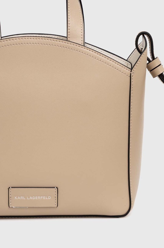 Doplnky Kožená kabelka Karl Lagerfeld 241W3069 béžová