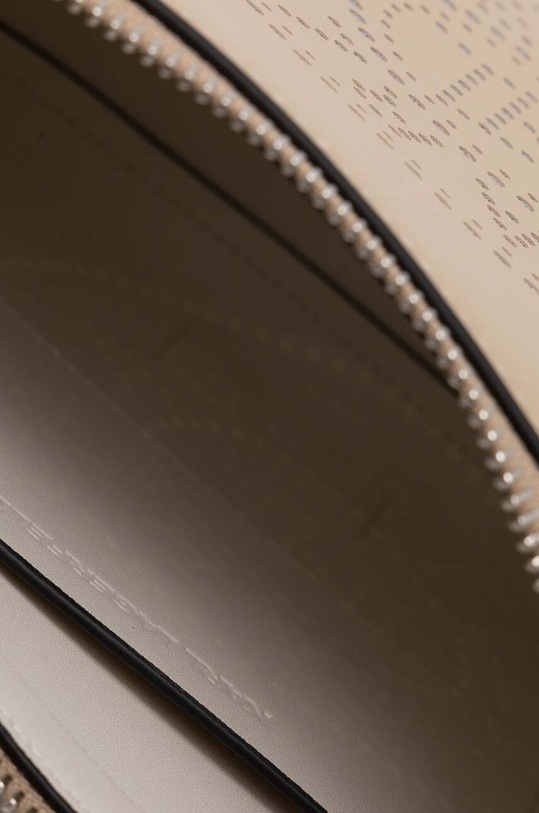 Kožená kabelka Karl Lagerfeld béžová 241W3028