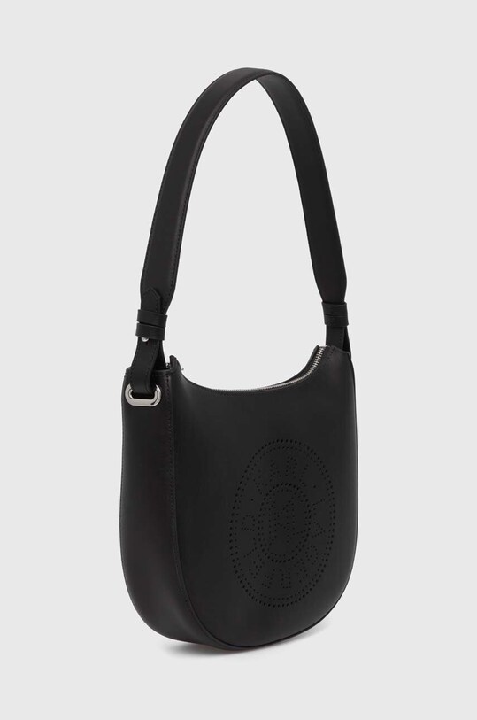 Karl Lagerfeld poseta de piele 241W3028 negru AW24