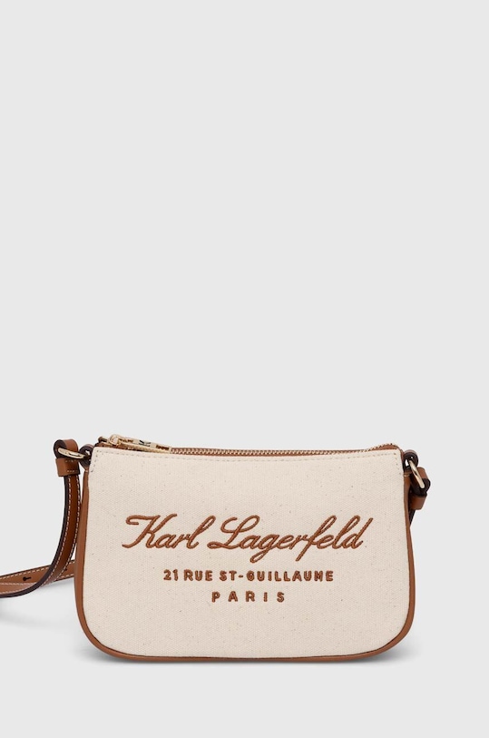 Karl Lagerfeld kézitáska szintetikus bőr bézs 241W3206