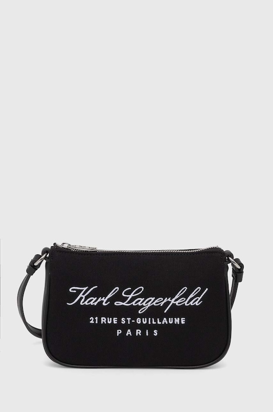 Karl Lagerfeld kézitáska szintetikus bőr fekete 241W3206