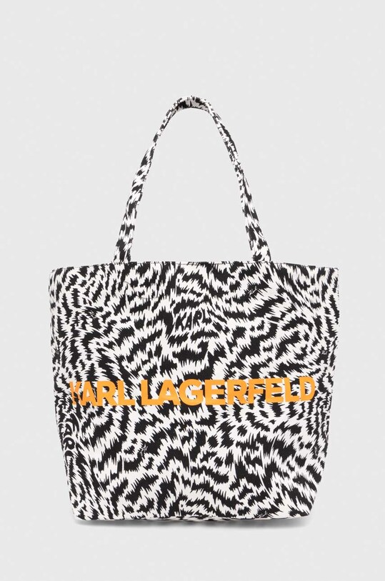 Karl Lagerfeld geanta de bumbac incape in A4 multicolor 241W3887