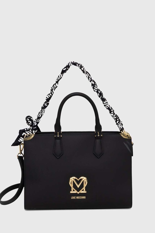 Τσάντα Love Moschino απομίμηση λείου δέρματος μαύρο JC4283PP0I
