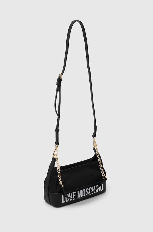 Torba Love Moschino bez uzorka crna JC4254PP0I