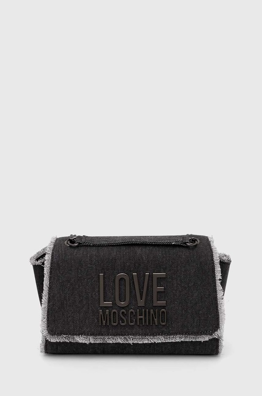Kabelka Love Moschino nášivka čierna JC4317PP0I