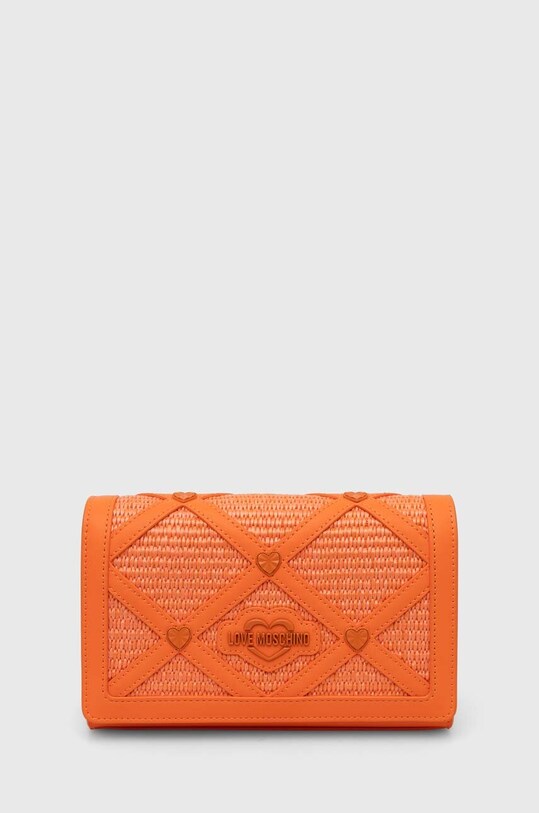 Love Moschino torebka nie mieści A4 pomarańczowy JC4314PP0I
