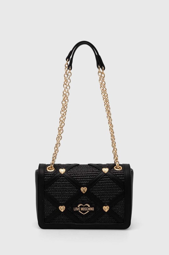 Love Moschino torebka nie mieści A4 czarny JC4313PP0I