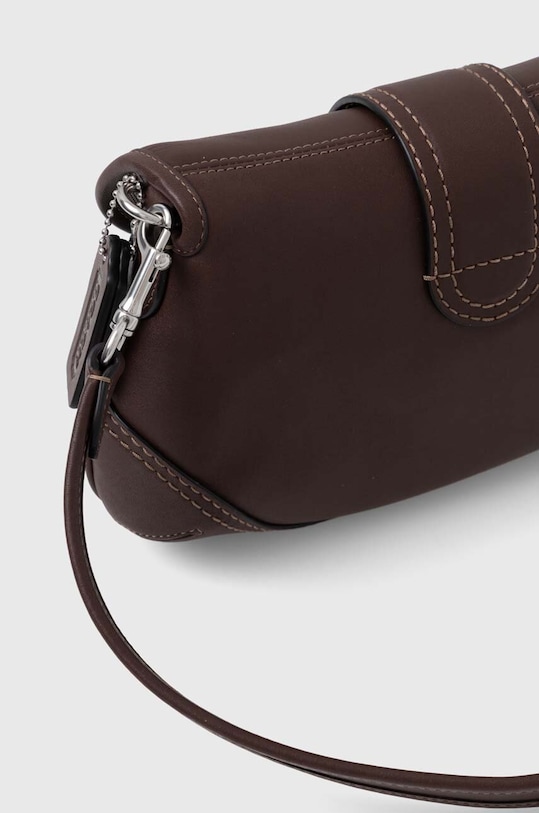 Akcesoria Coach torebka skórzana CR699 brązowy