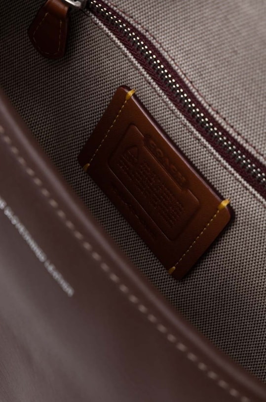 Coach torebka skórzana CR699 brązowy