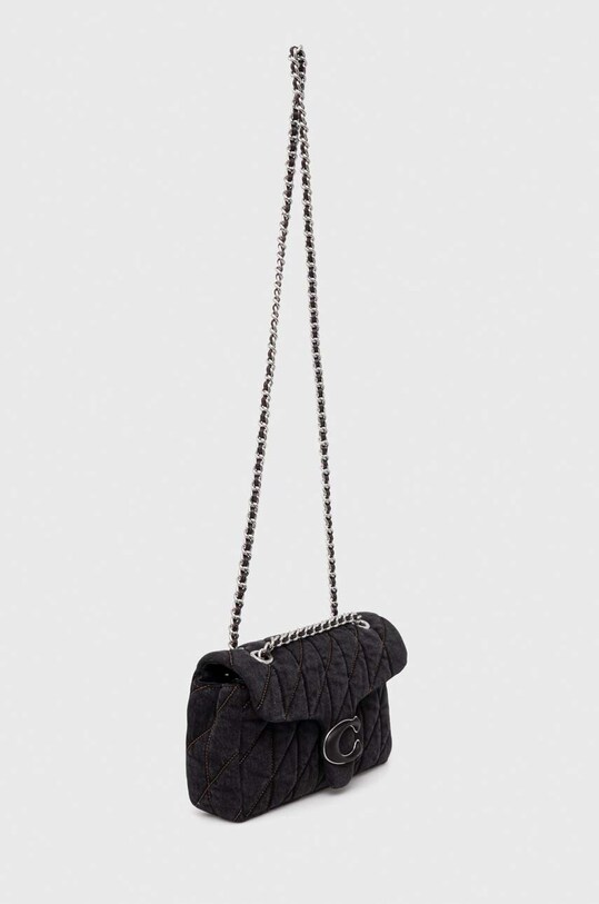 Coach torebka jeansowa CR704 czarny SS24