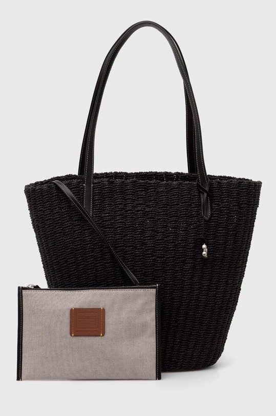 Сумочка Coach лицьова шкіра чорний CQ786