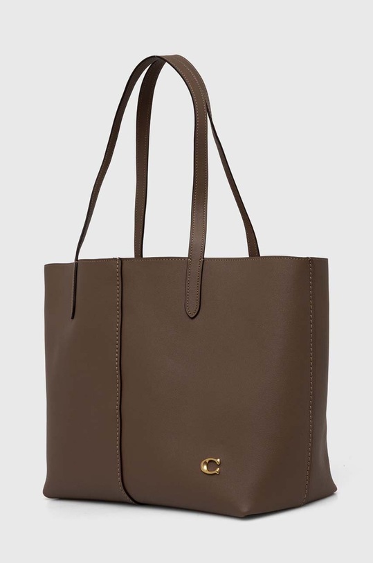 Coach torebka skórzana CR664 brązowy SS24