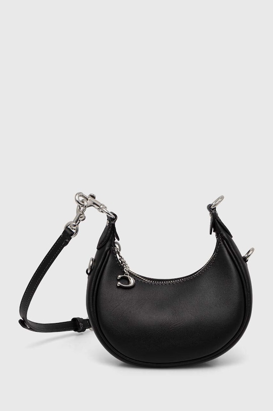 Coach torebka skórzana skóra licowa czarny CR508